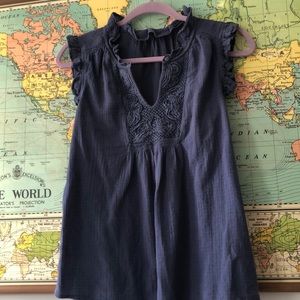 Boutique blue shirt/blouse